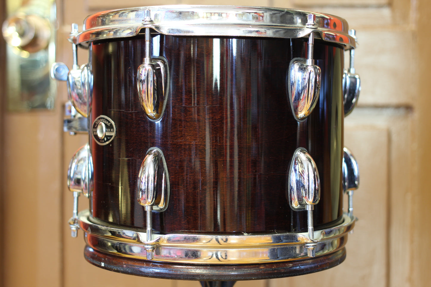 1990's Slingerland Artist Custom in Mahogany 14x20 14x14 5.5x14 8x12 8x10