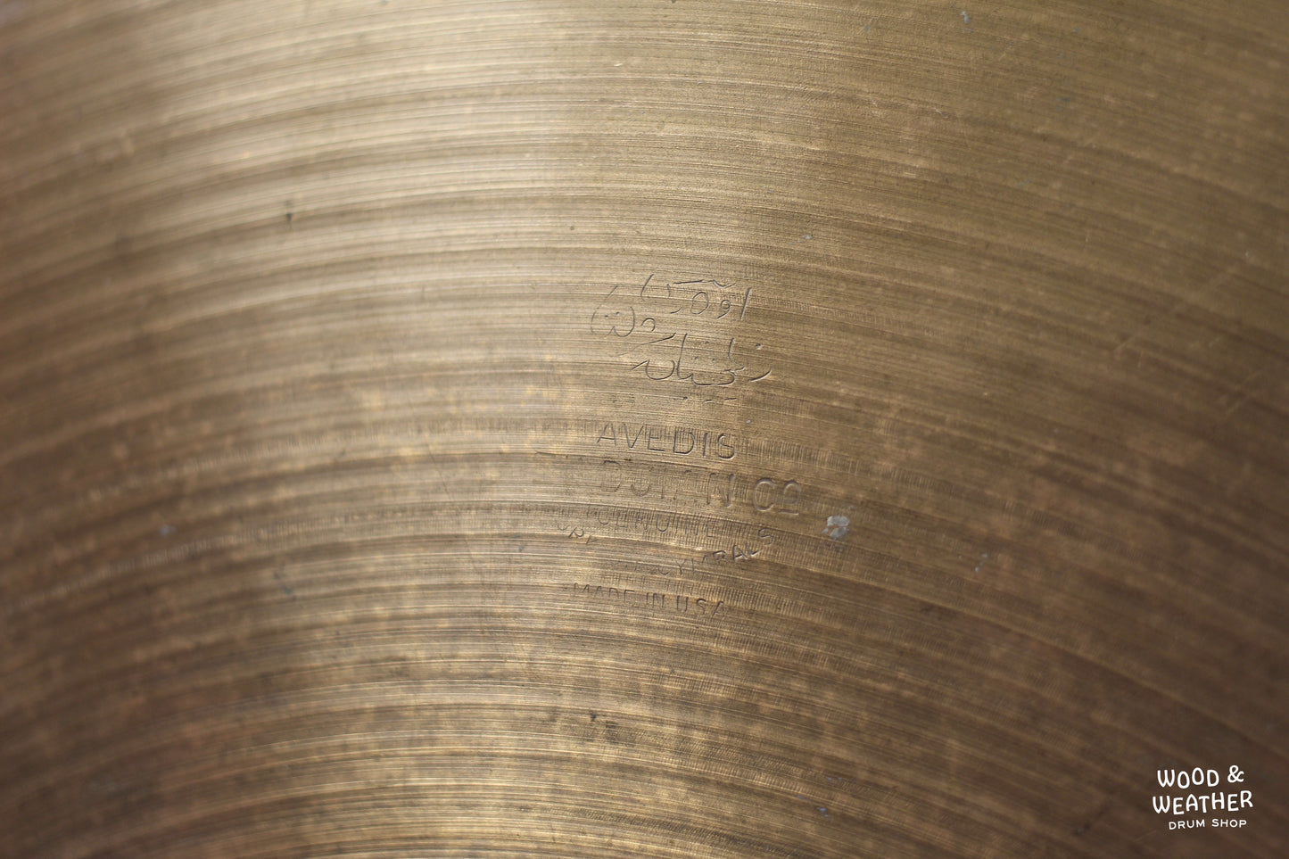 1960s A. Zildjian 18" Crash Cymbal 1410g
