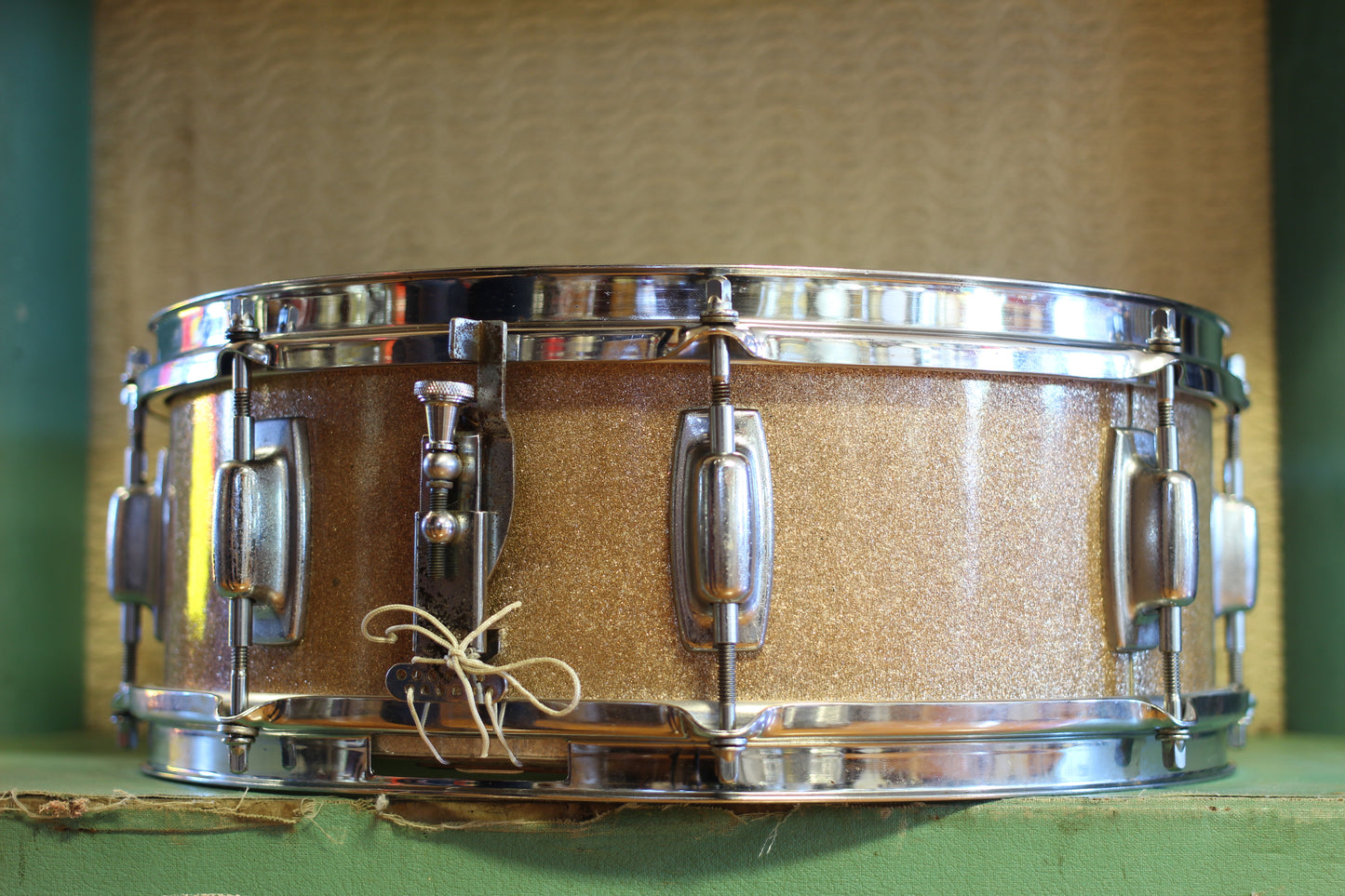 1970's Ludwig Standard 5"x14" Snare Drum in Silver Mist