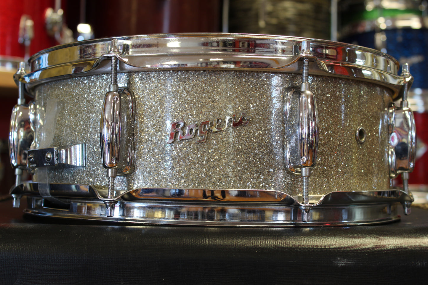1960's Rogers Holiday Snare Drum 5"x14" in Sparkling Silver Pearl