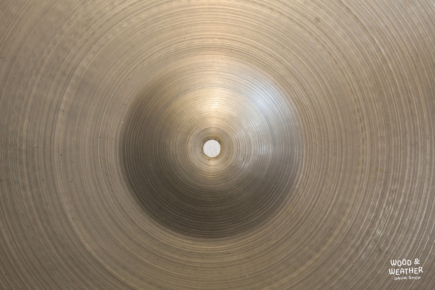 1950s A. Zildjian 20" "Large Stamp" Ride Cymbal w/ Rivets 2220g