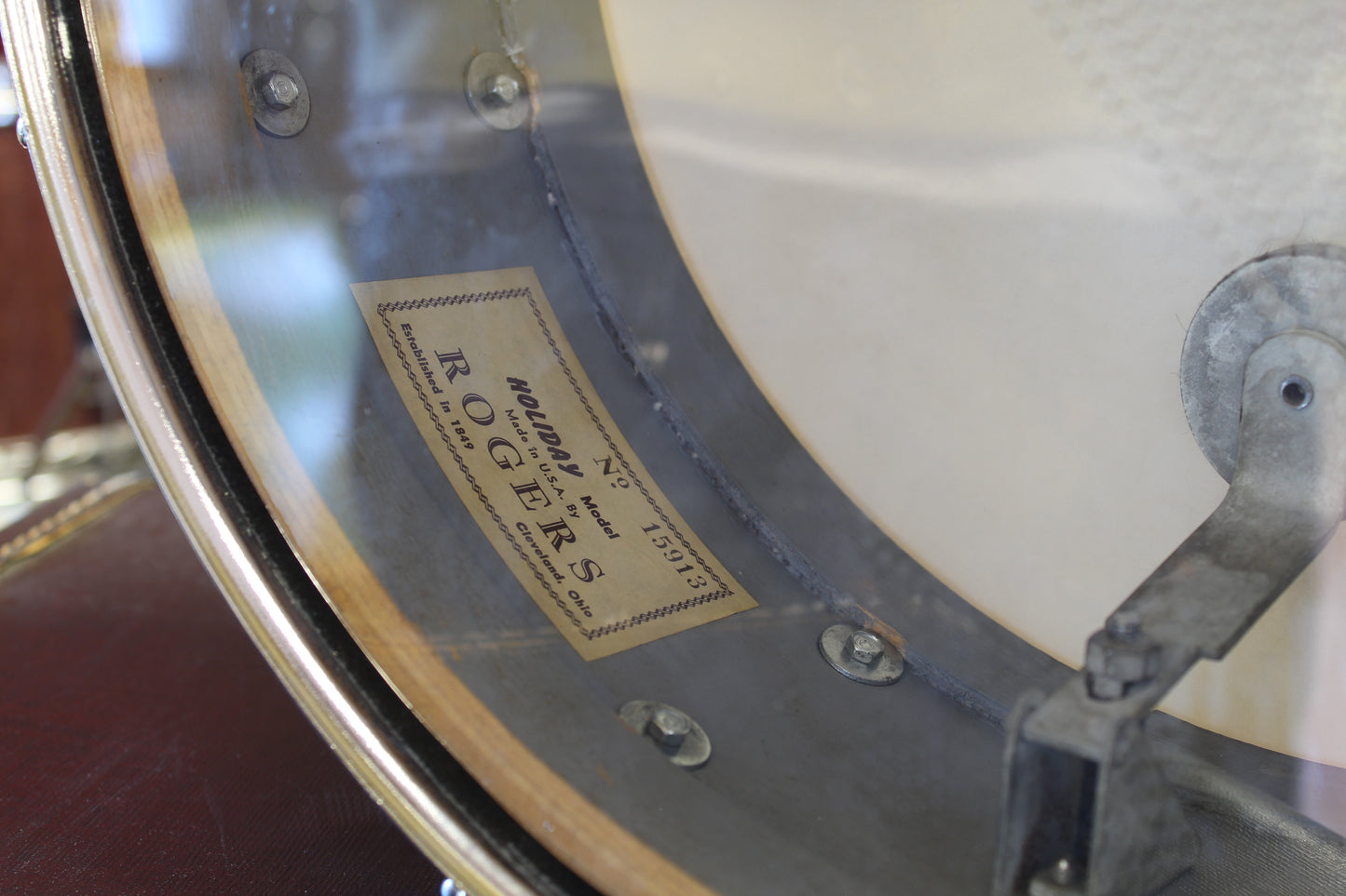 1960's Rogers Holiday Snare Drum 5"x14" in Sparkling Silver Pearl