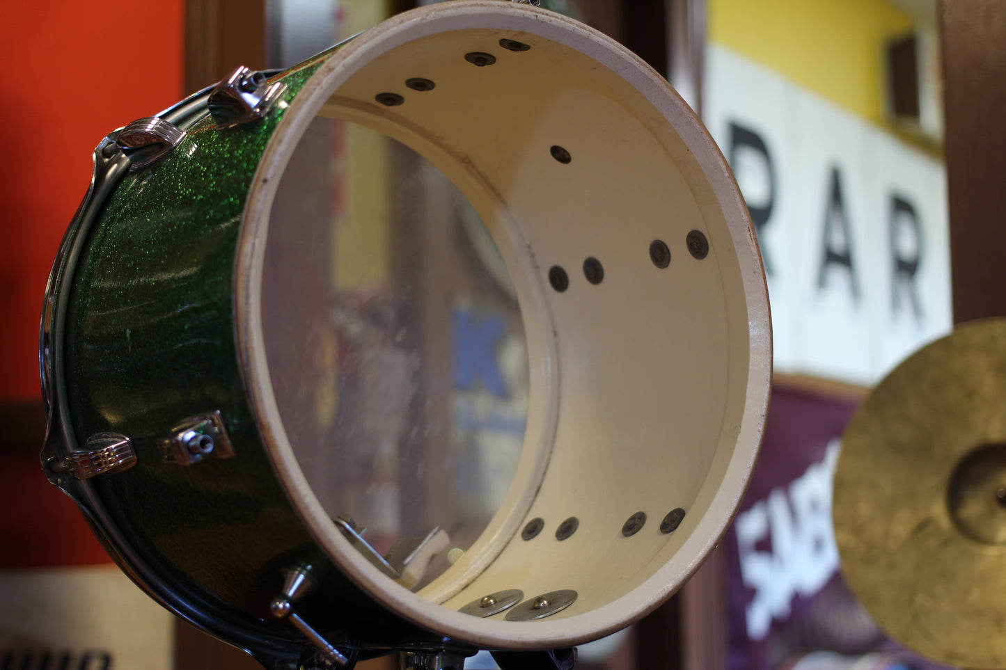 1960's Ludwig Jazzette in Green Sparkle 12x18 14x14 8x12