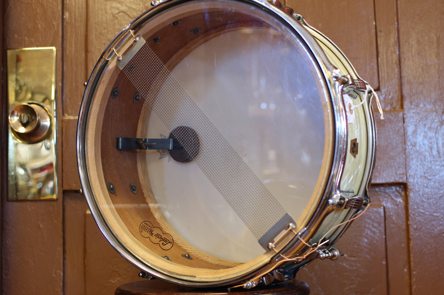 1950's WFL 5.5"x14" 'Swingster Dance Model' Snare Drum in Marine Pearl