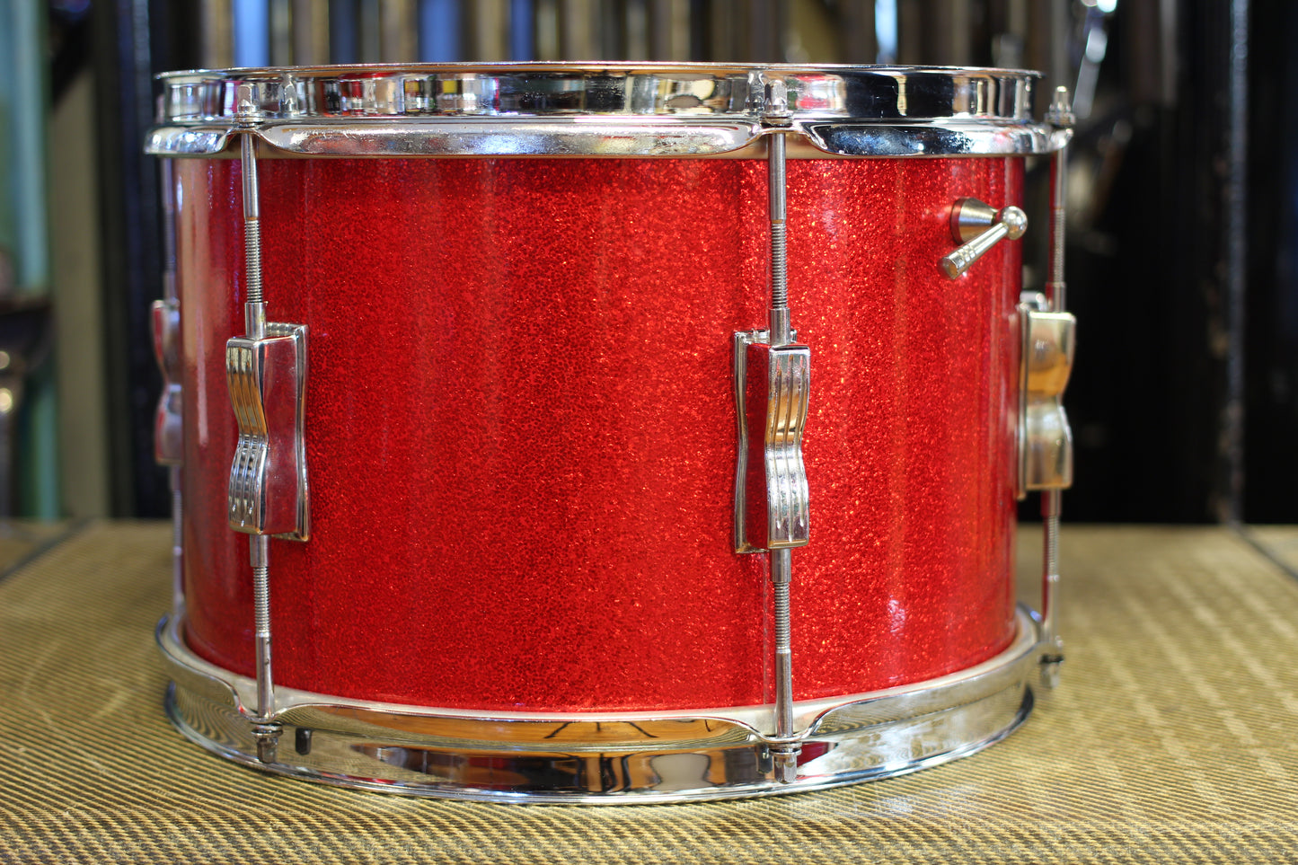1960's Ludwig Club Date in Red Sparkle 14x20 14x14 8x12