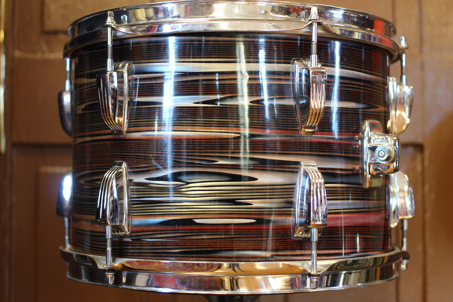 1970's Ludwig Standard 'S-330' in Ruby Strata 14x22 16x16 9x13 8x12