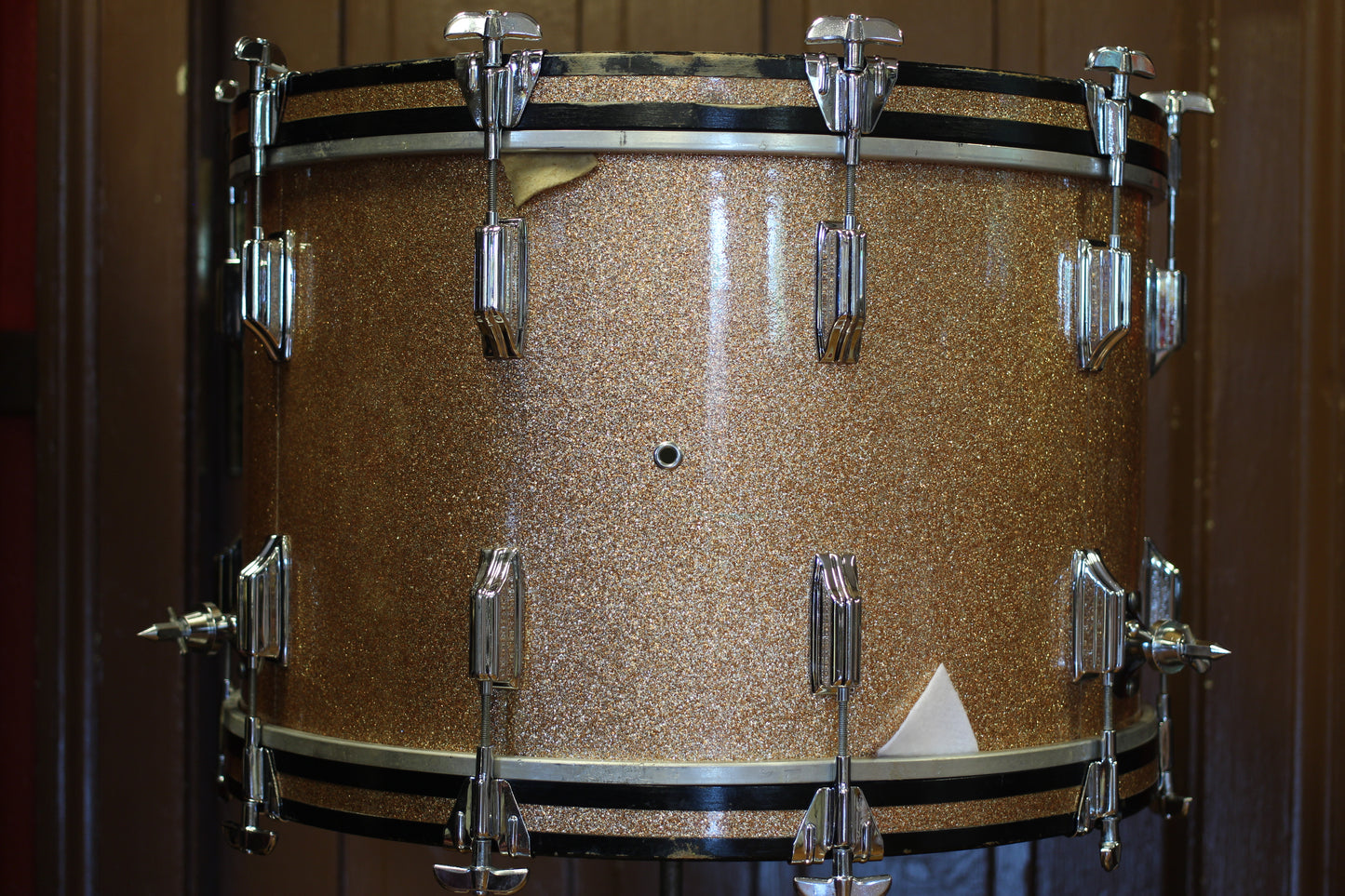 1960's Rogers Buddy Rich Celebrity Outfit in Champagne Sparkle 14x22 16x16 9x13