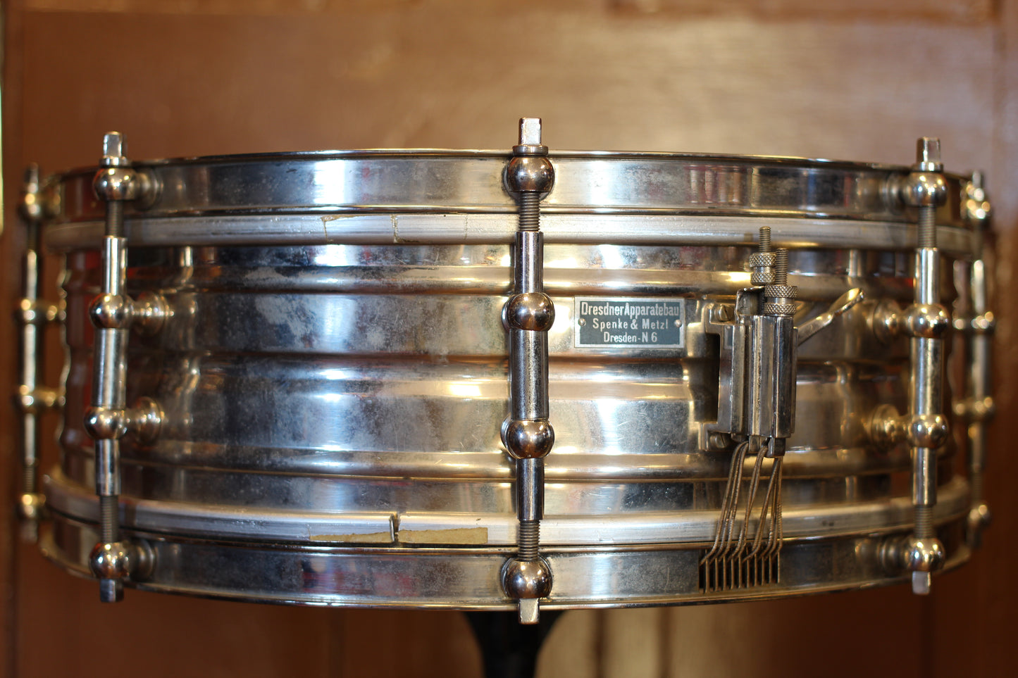 1930's Dresdner Apparatebau 'Spenke & Metzl' N6 Snare Drum 5"x14"