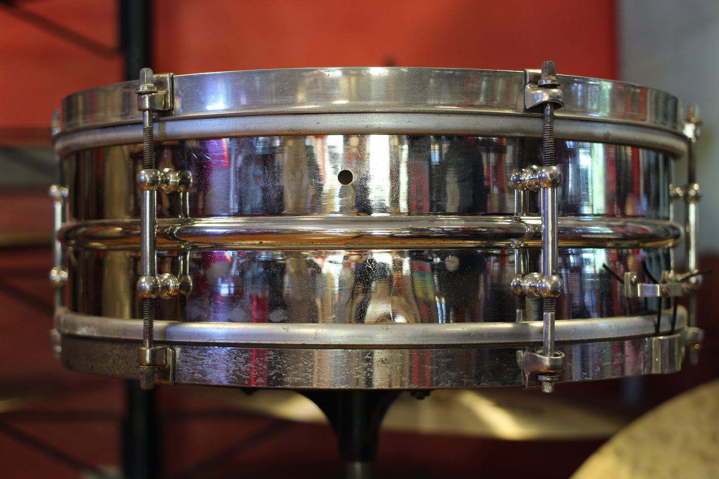 1920's Ludwig Pioneer 5"x14" Nickel over Brass