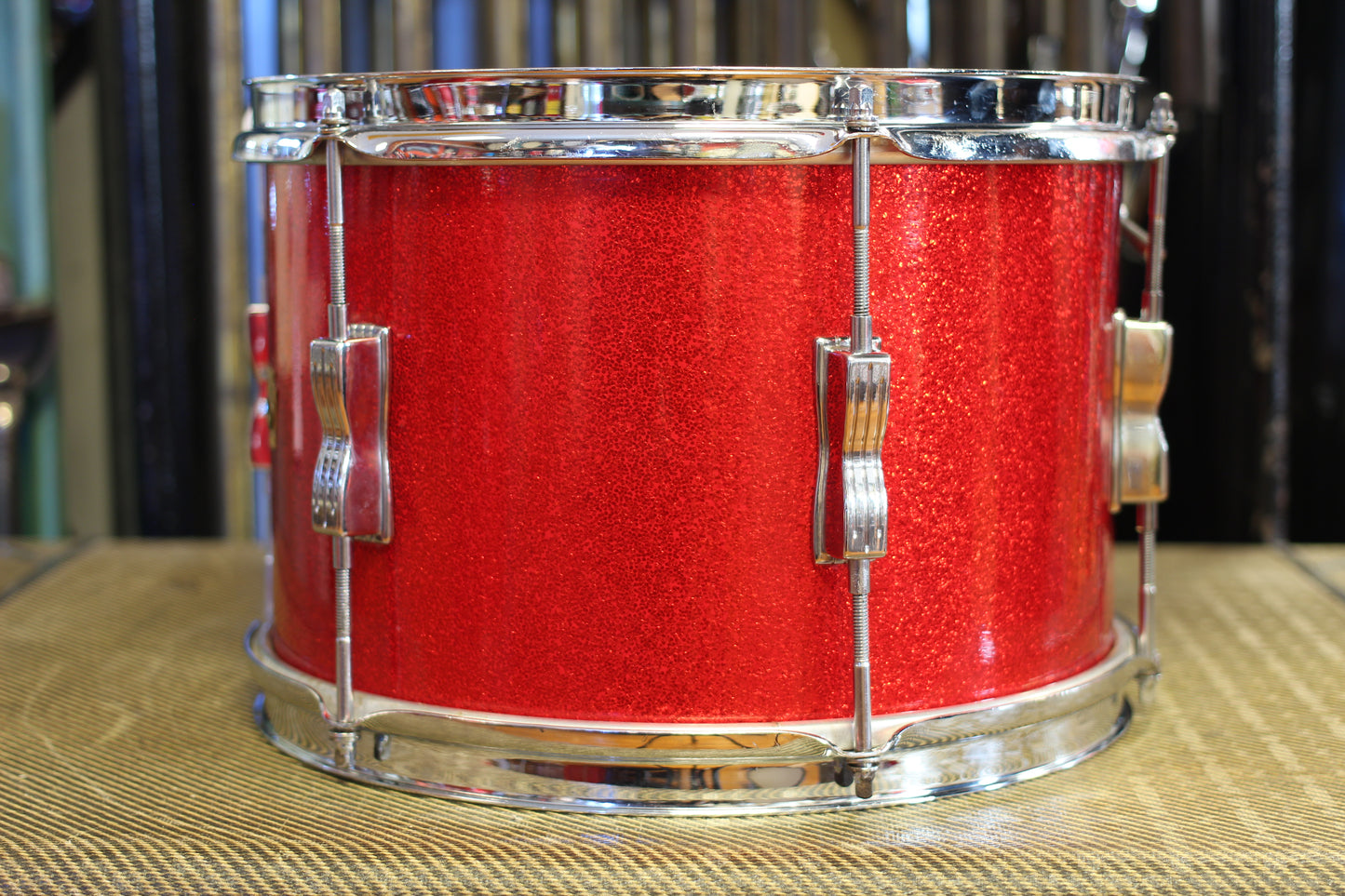 1960's Ludwig Club Date in Red Sparkle 14x20 14x14 8x12