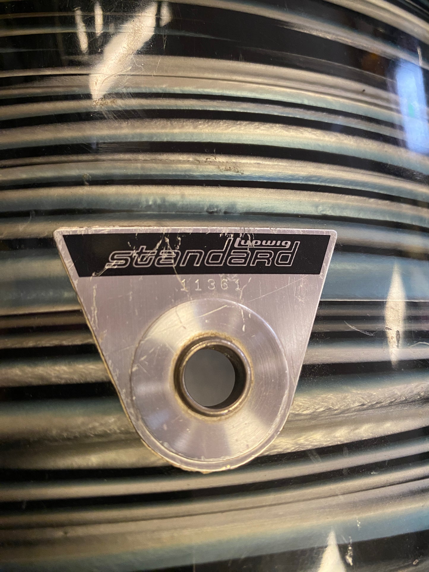 1970's Ludwig Standard S-300 in Blue Strata 14x20 14x14 5x14 8x12