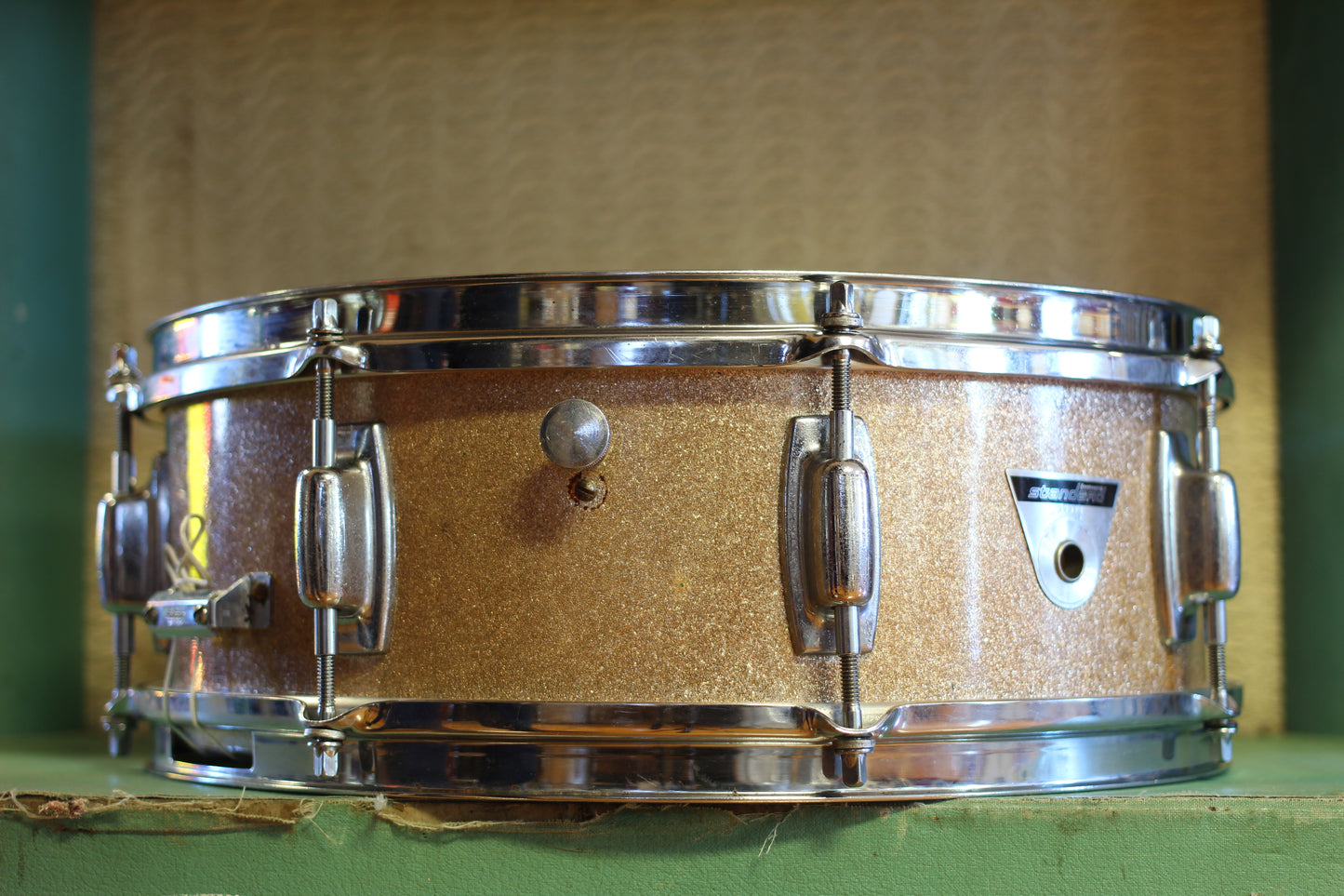 1970's Ludwig Standard 5"x14" Snare Drum in Silver Mist