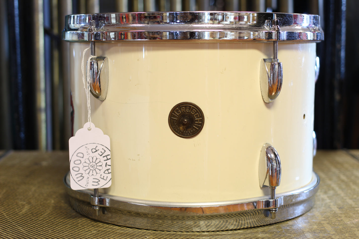1960's Gretsch Progressive Jazz in White Gloss 14x20 14x14 8x12