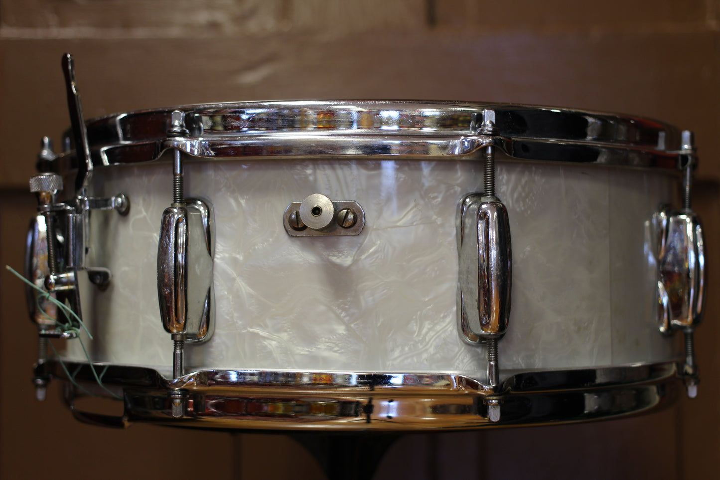 1950's Slingerland 5.5"x14" Student Model Radioking in White Marine Pearl
