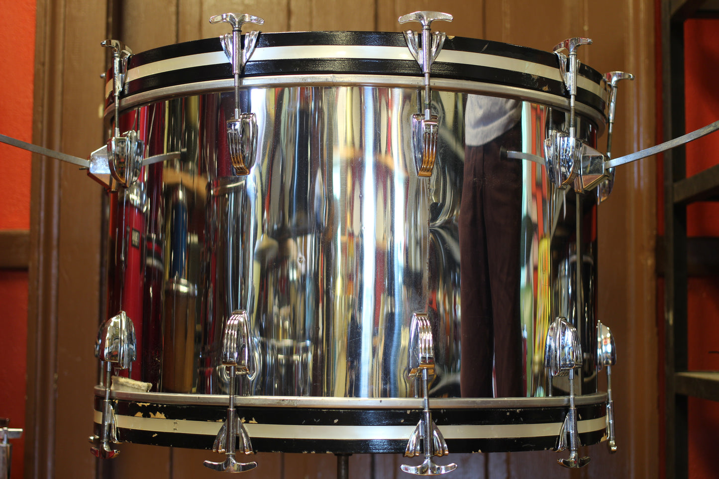 1973 Ludwig Pro Beat in Chrome 14x24 16x18 16x16 10x14
