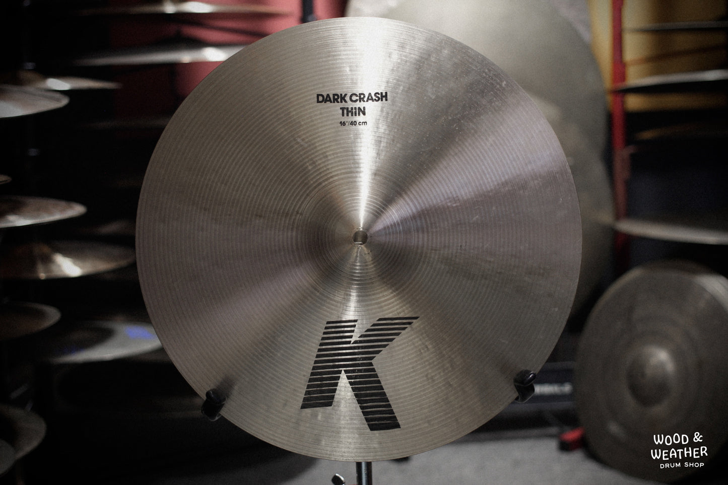 1995 Zildjian 16" K Dark Crash Thin Cymbal 866g