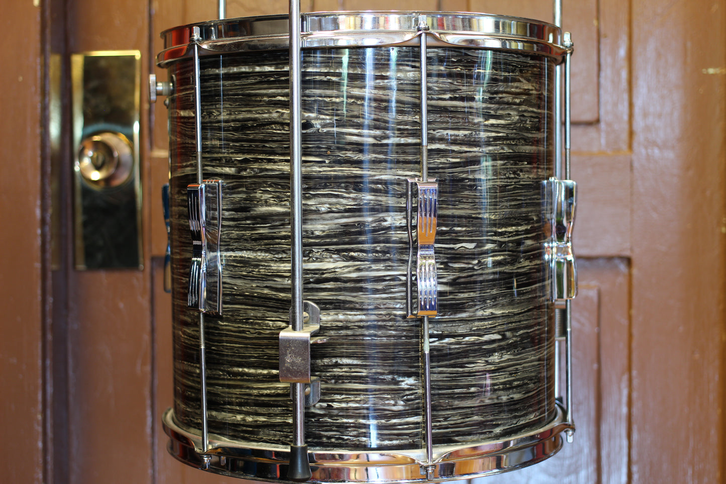 1968 Ludwig Club Date in Oyster Black Pearl 14x20 14x14 8x12