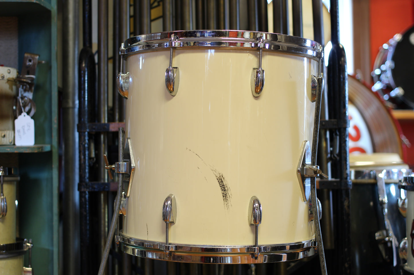 1960's Gretsch Progressive Jazz in White Gloss 14x20 14x14 8x12