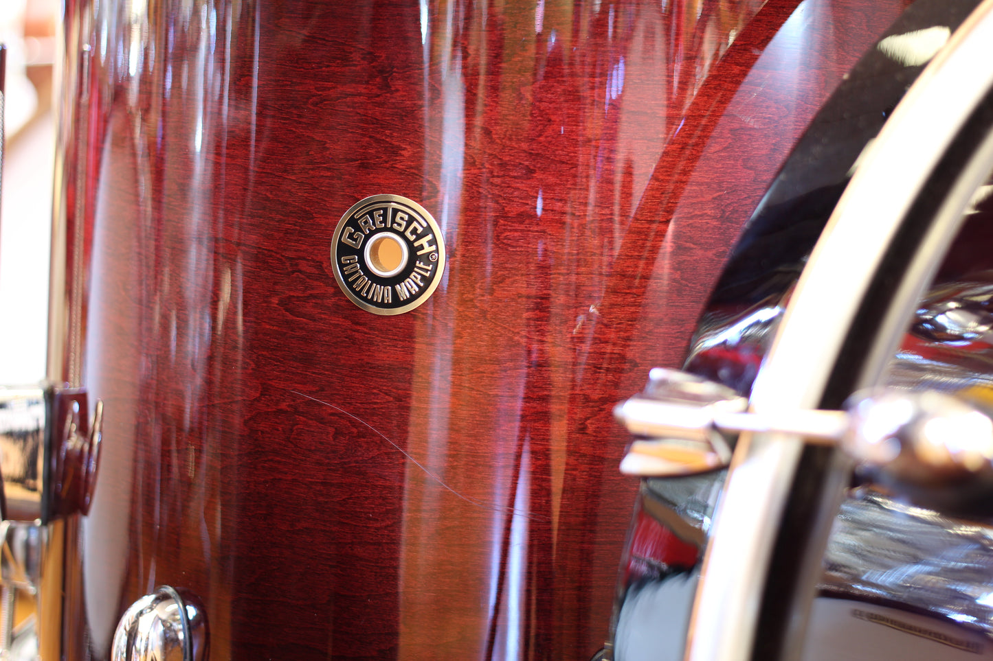 Gretsch Catalina Maple in Deep Cherry Burst 18x22 16x16 8x12 5.5x14