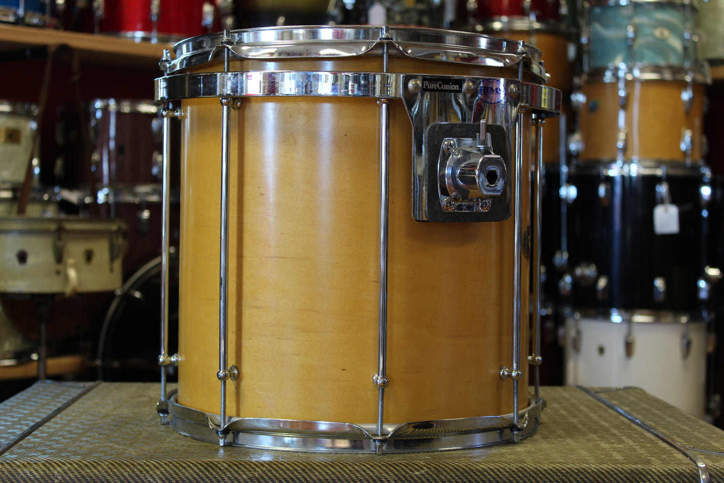 1990's Montineri Custom Drum Kit in Natural Maple 8-10-12-14-20
