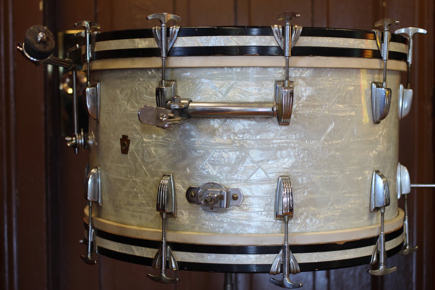 1950's WFL 'New Yorker' in White Marine Pearl 12x22 16x16 9x13