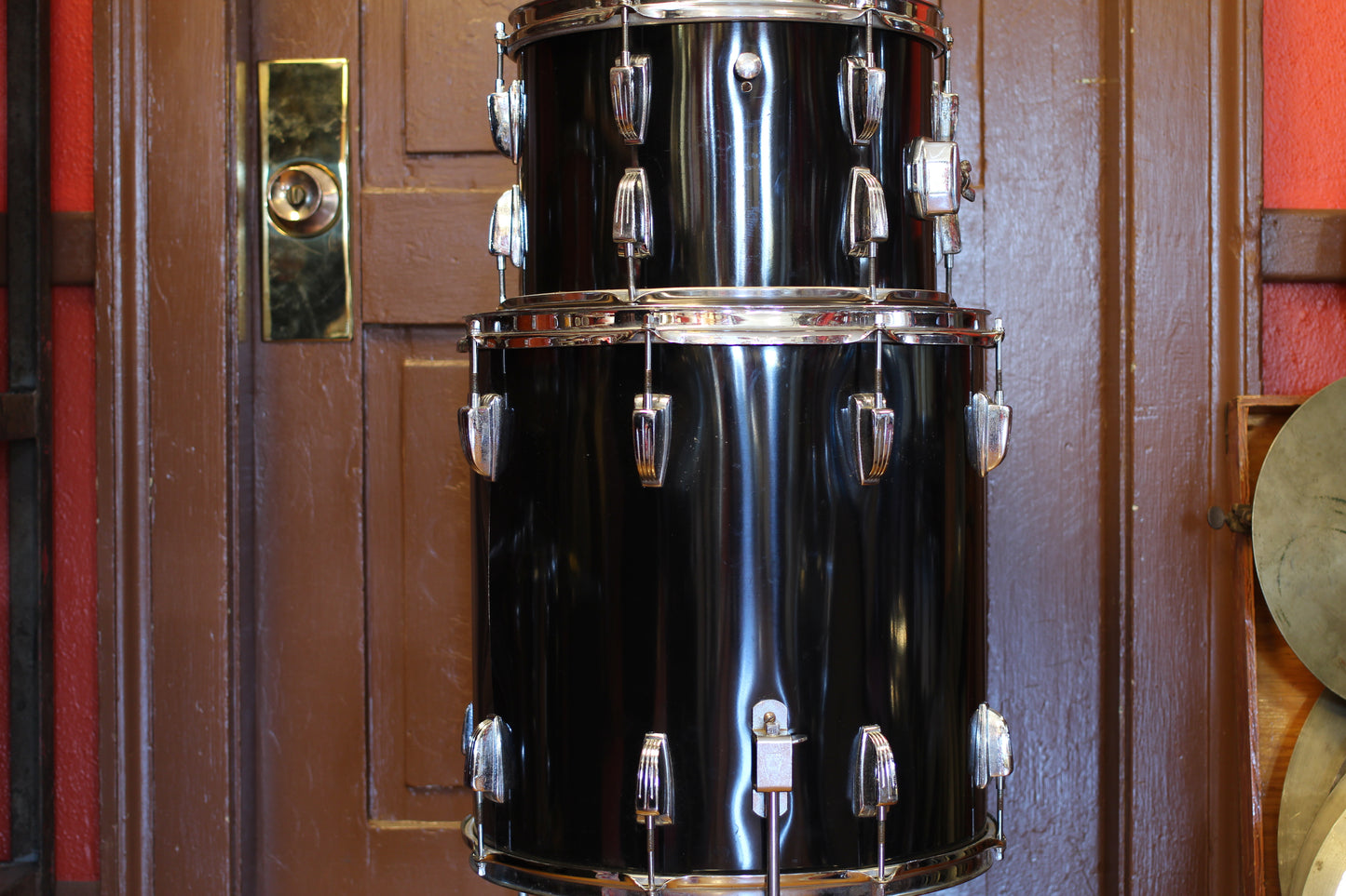 1959 Ludwig Super Classic in Black 14x22 16x16 9x13