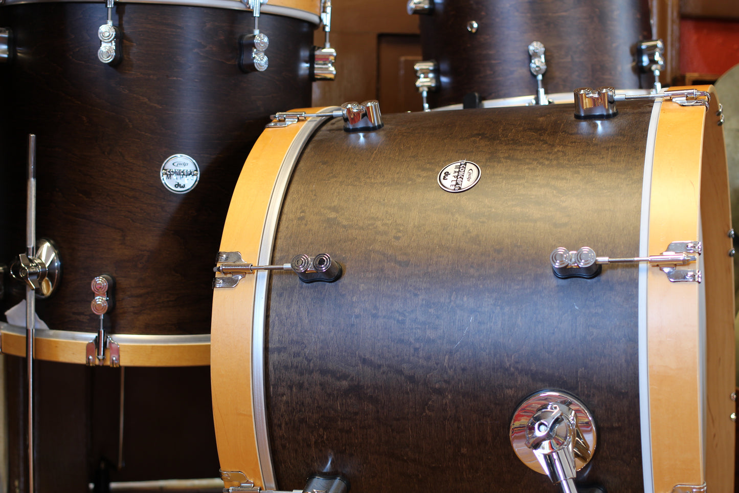 Used PDP Classic Concept Maple in Satin Walnut 16x22 16x16 9x13