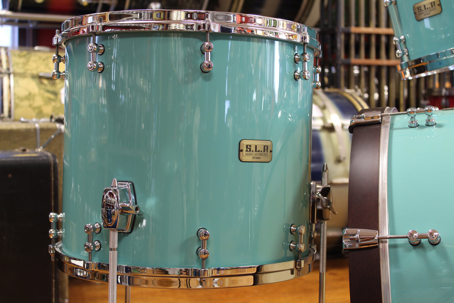Tama SLP Fat Spruce in Turquoise 14x22 14x16 8x12