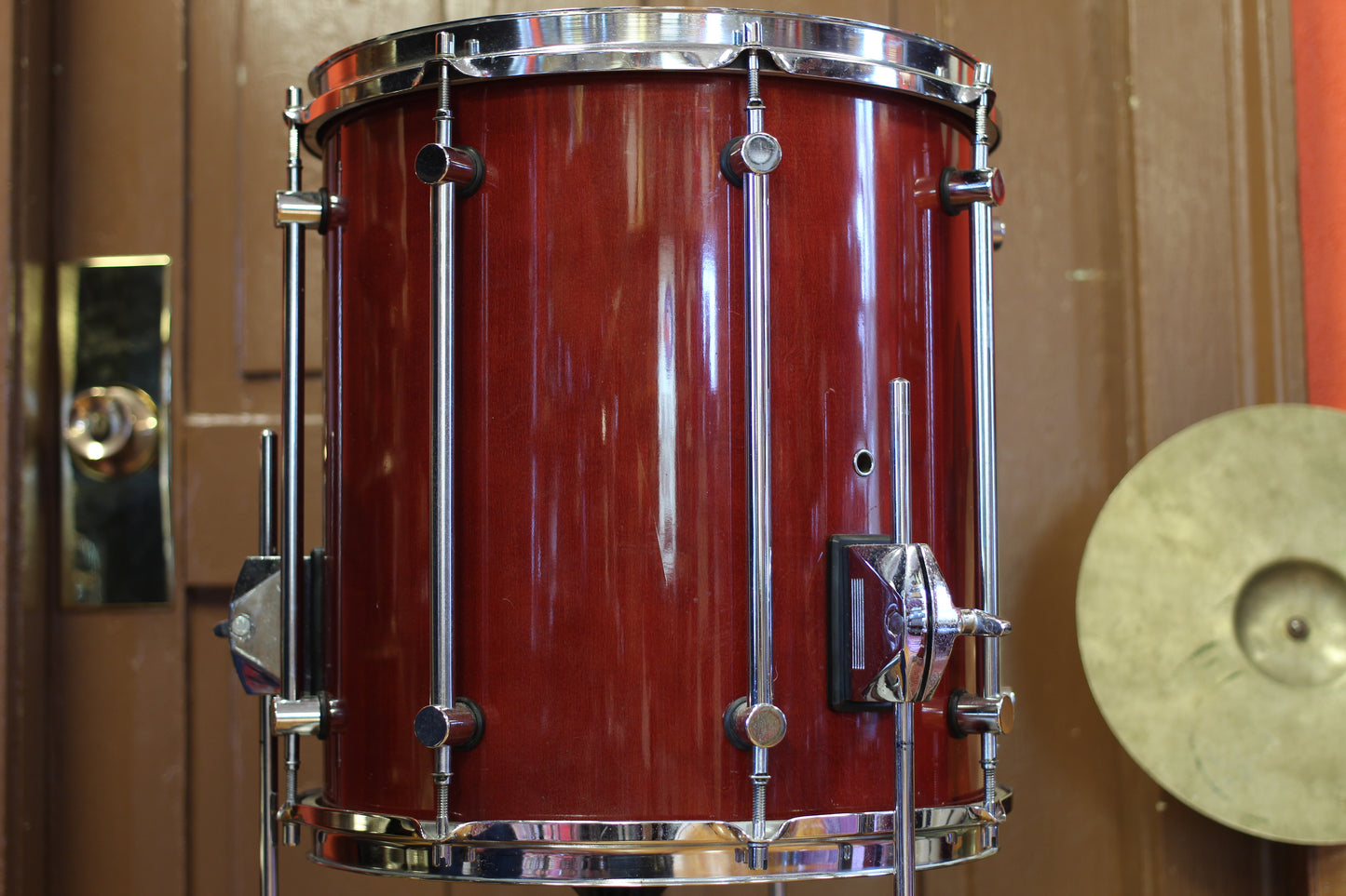 1990's Sonor Hilite in Red Maple 15x18 15x14 10x12 9x10