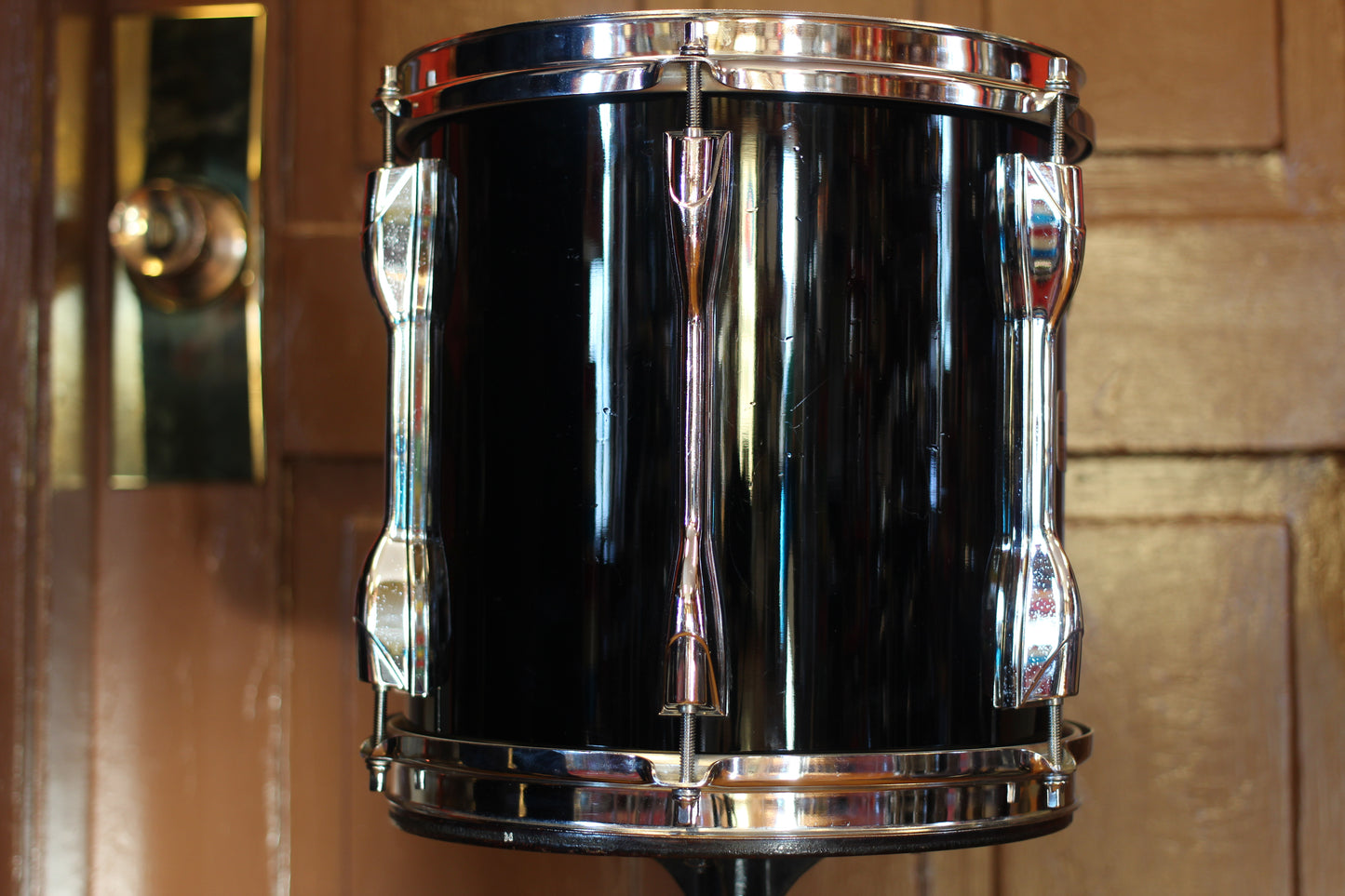 1990's Yamaha 10"x10" Recording Custom Tom Tom in Piano Black Lacquer
