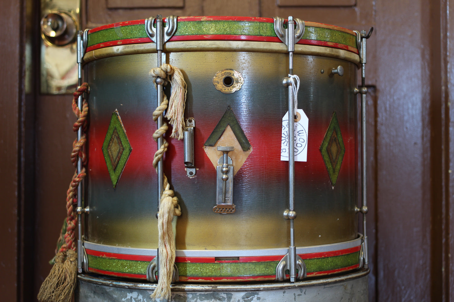 1930's Slingerland 12"x17" Parade Drum in Full Dress Duco