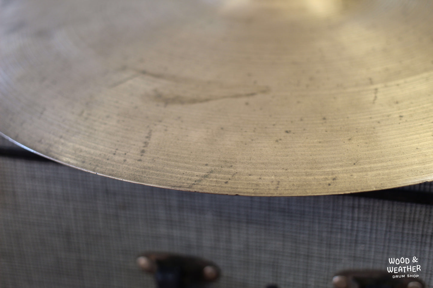 1946-53 A. Zildjian 15" "Trans Stamp" Hi-Hat Cymbals 815/1240g