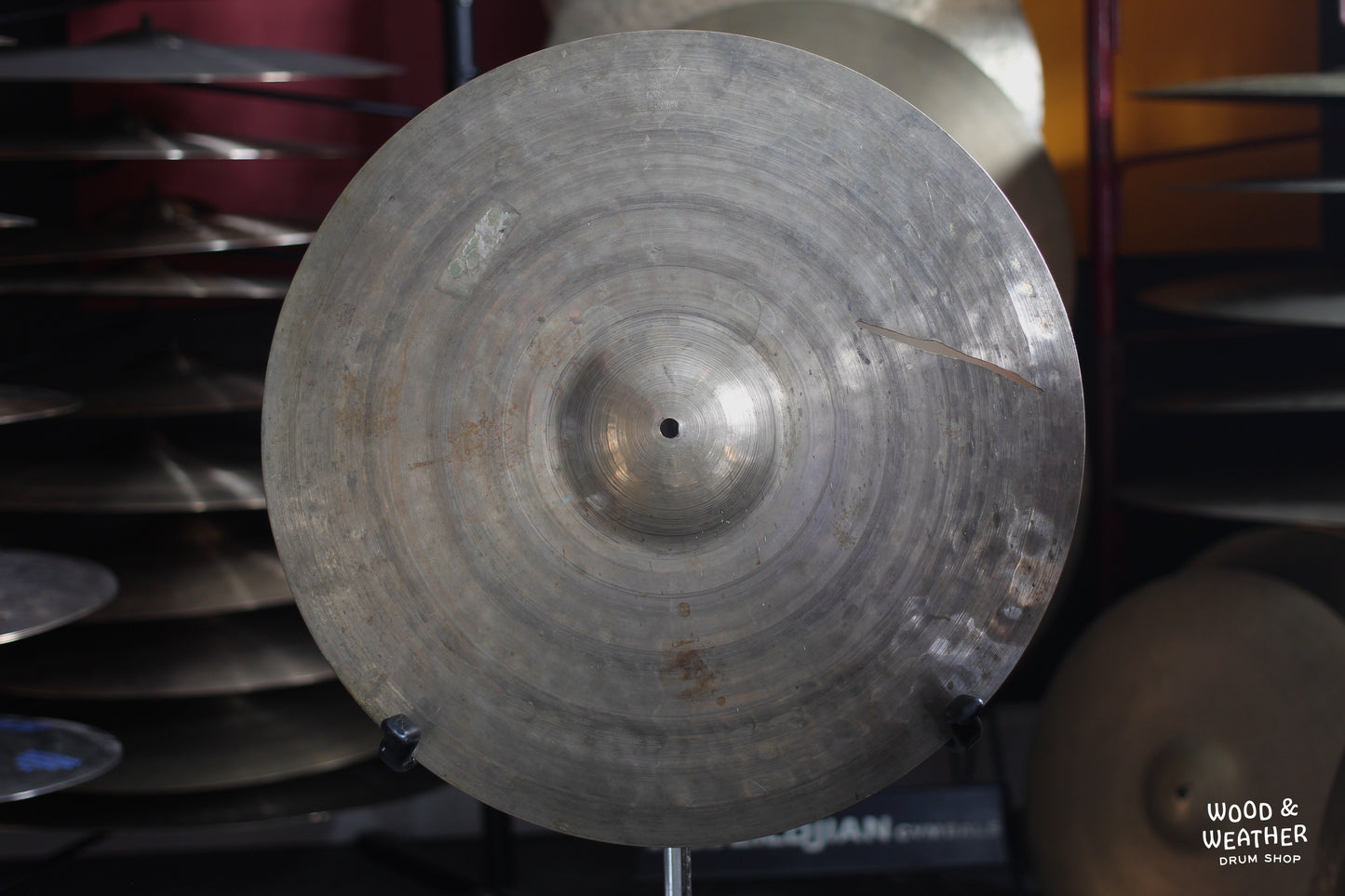 1930/40s K. Zildjian "Old Stamp I" 17" Ride Cymbal 1645g