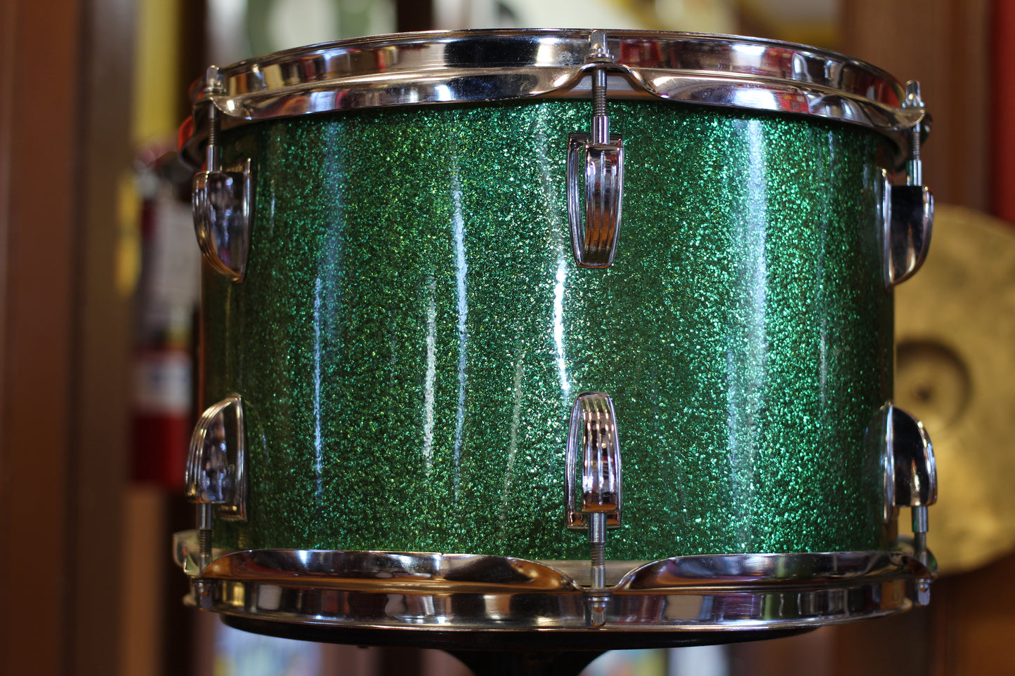 1960's Ludwig Jazzette in Green Sparkle 12x18 14x14 8x12