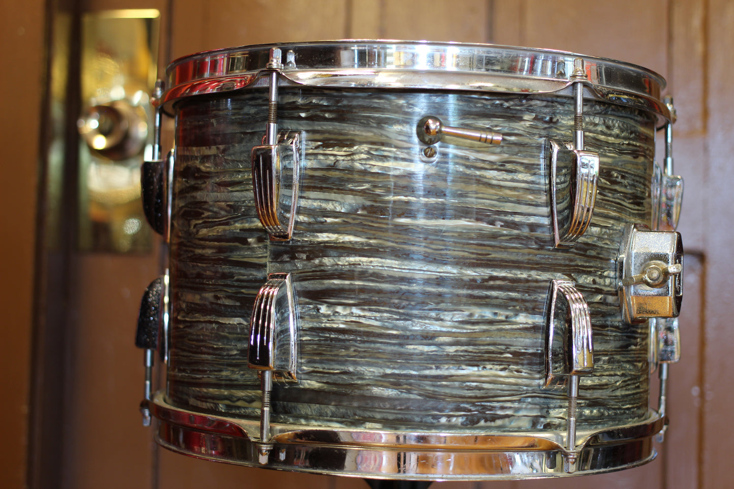 1960's Ludwig 'New Yorker' in Oyster Blue Pearl 12x22 16x16 9x13