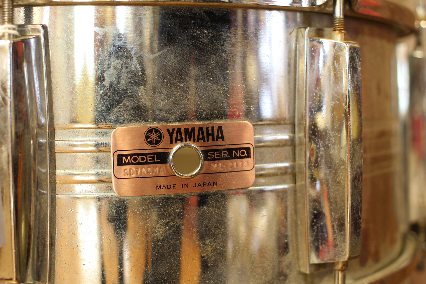 1980's Yamaha 'SD765MA' Snare Drum 6.5"x14"