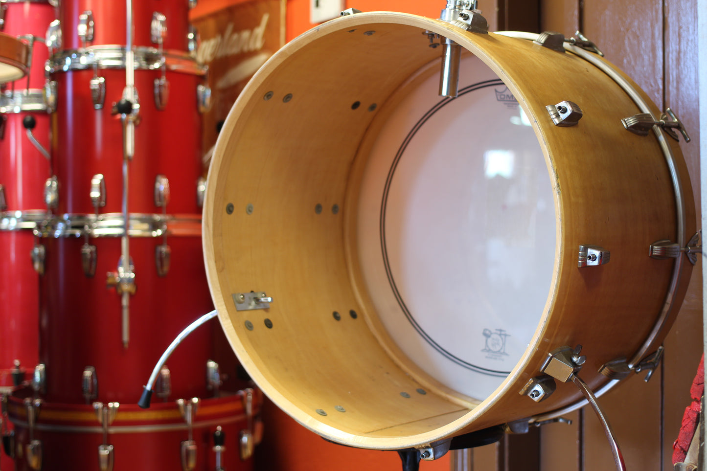 1970 Ludwig Hollywood outfit in Thermogloss 14x22 16x16 9x13 8x12