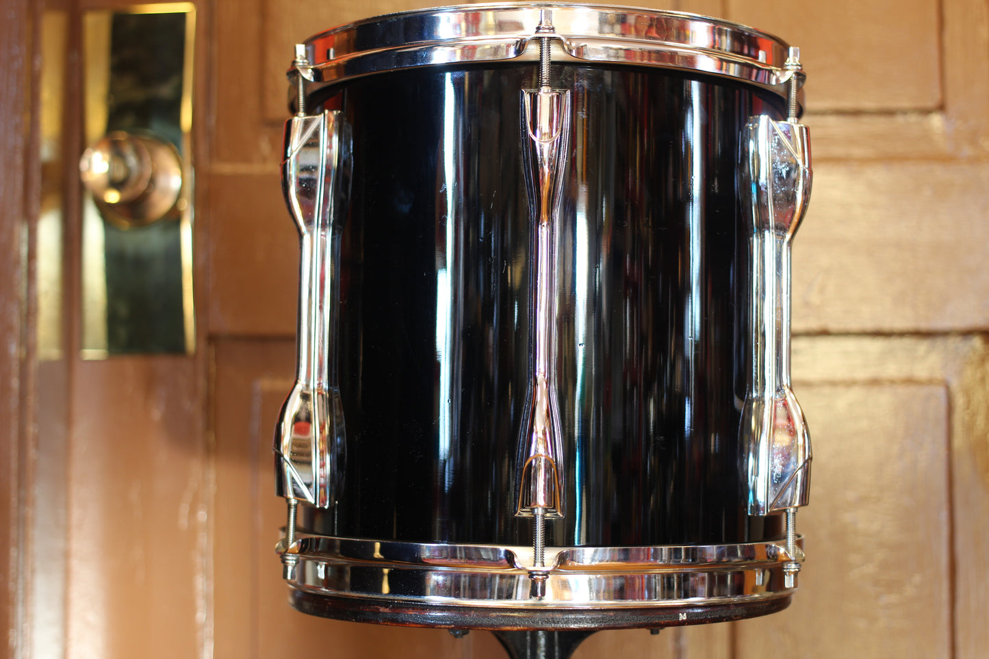 1990's Yamaha 10"x10" Recording Custom Tom Tom in Piano Black Lacquer