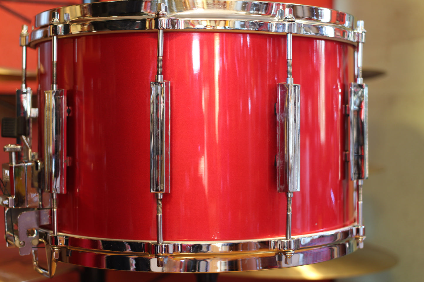 1980's Tama Artstar 9"x14" in Lipstick Red Lacquer