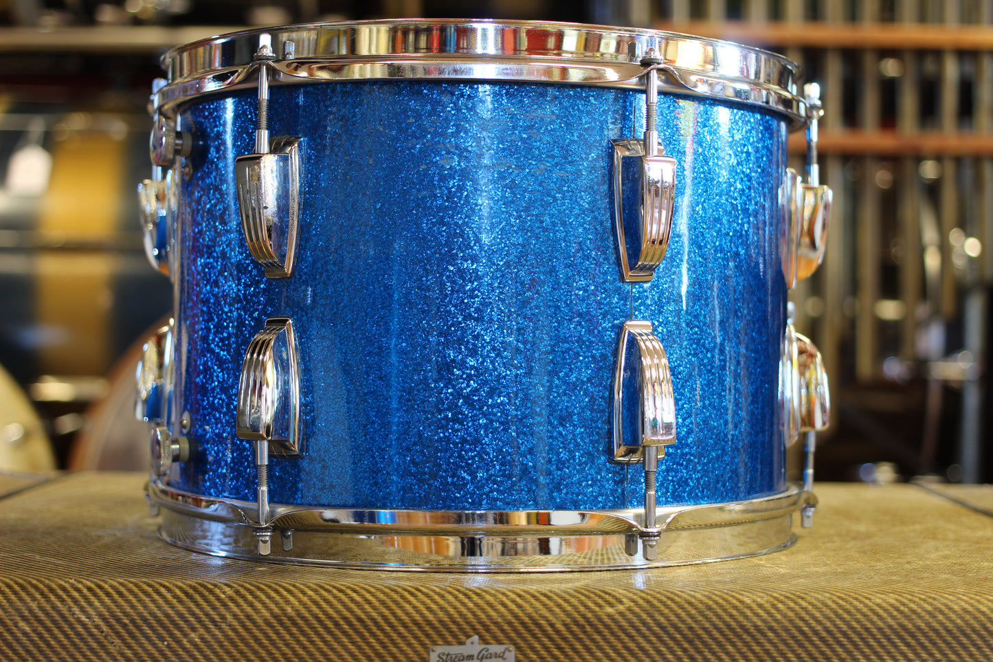 1970's Ludwig Super Classic in Blue Sparkle 14x22 16x16 9x13