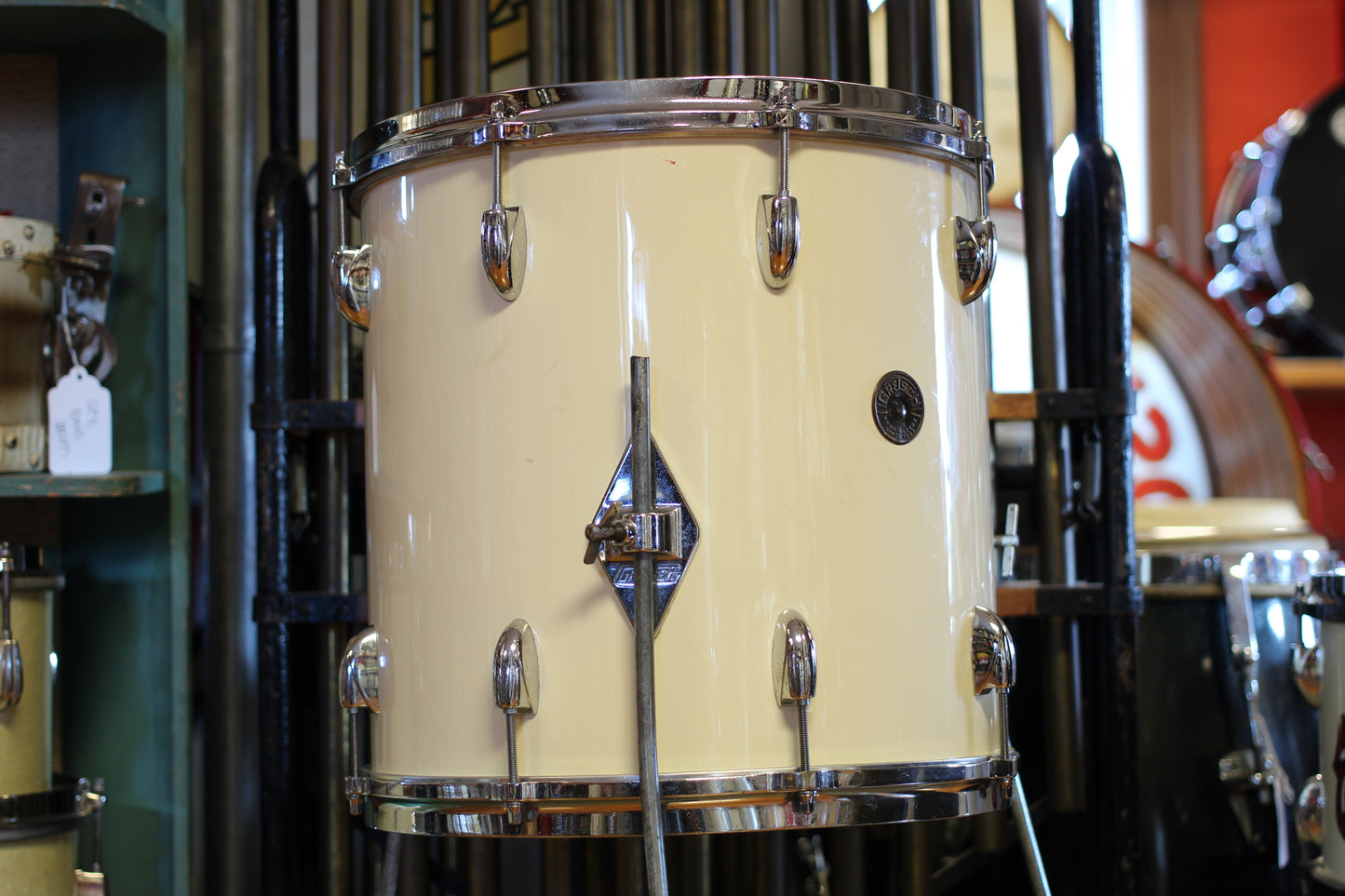 1960's Gretsch Progressive Jazz in White Gloss 14x20 14x14 8x12