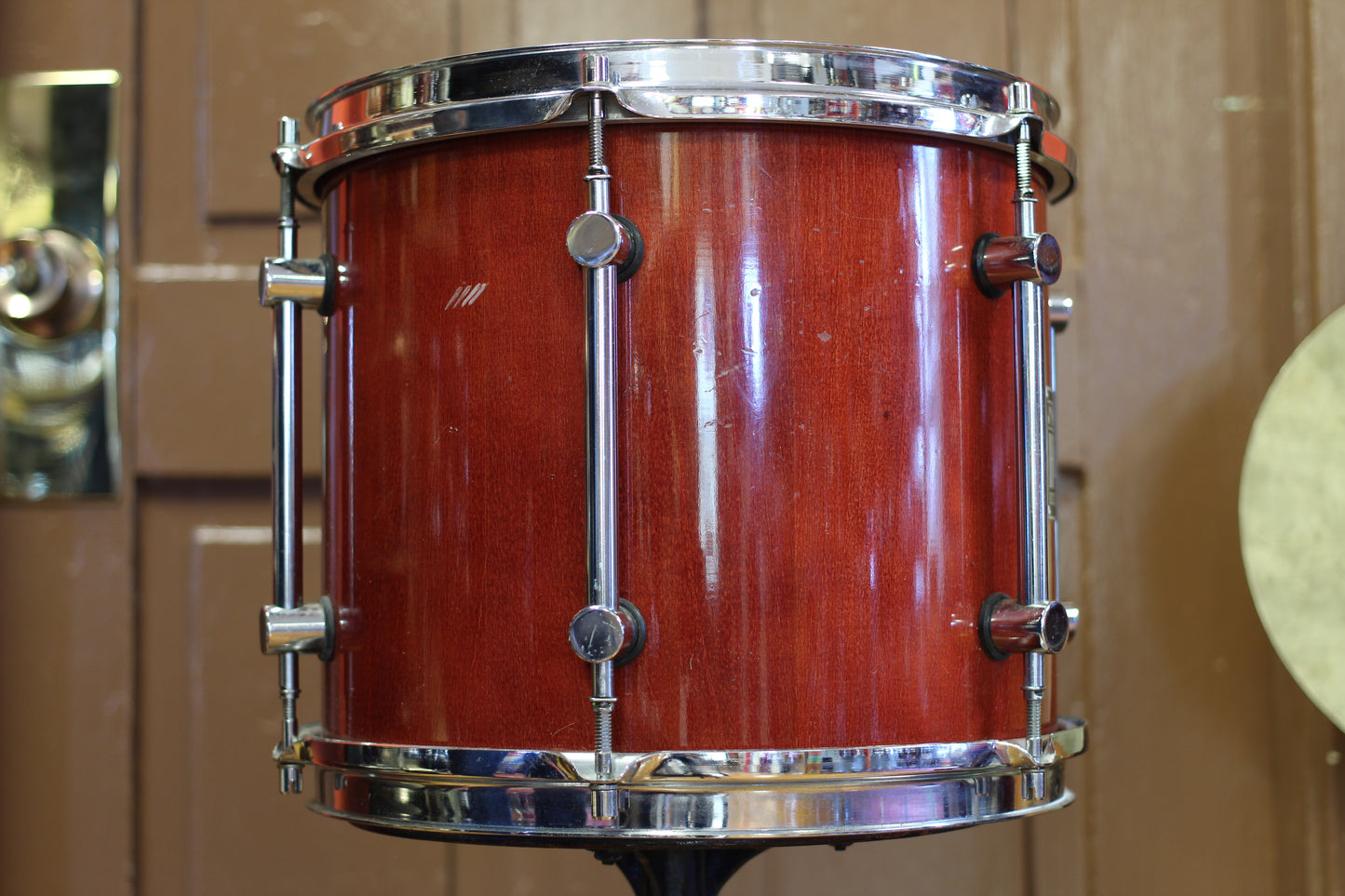 1990's Sonor Hilite in Red Maple 15x18 15x14 10x12 9x10