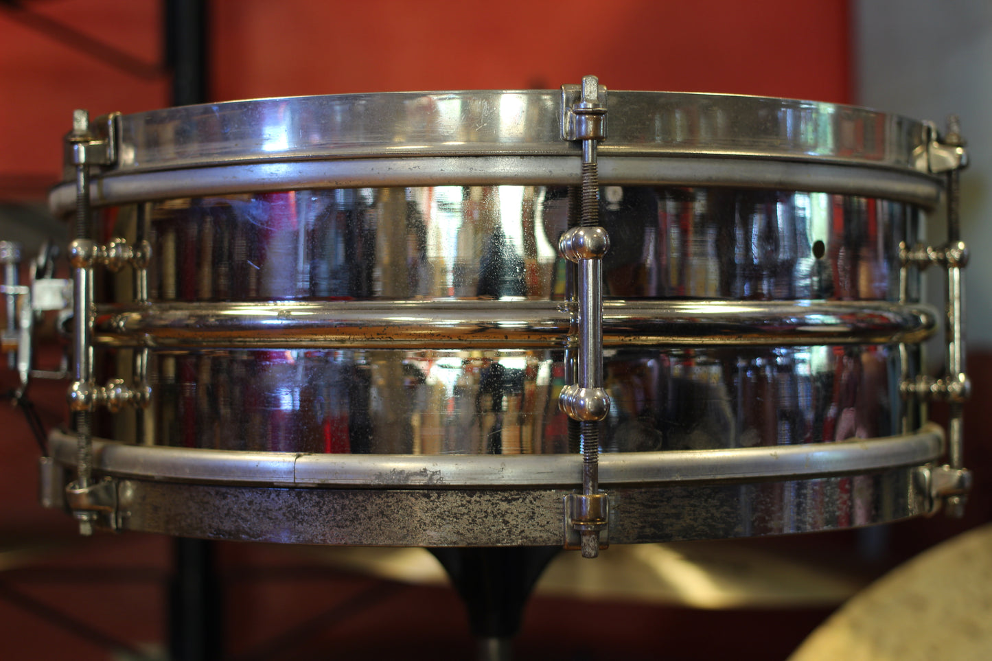 1920's Ludwig Pioneer 5"x14" Nickel over Brass