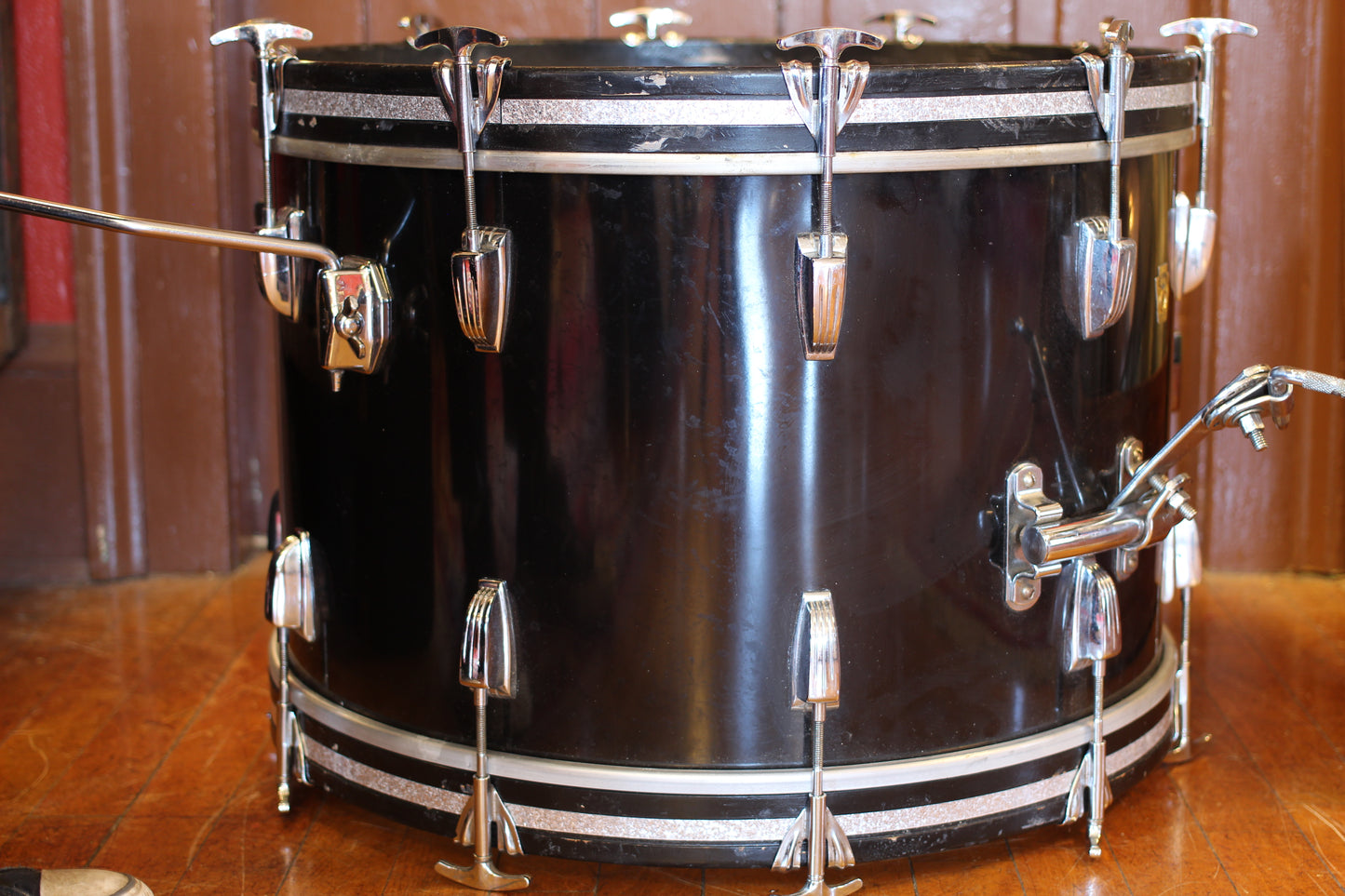 1959 Ludwig Super Classic in Black 14x22 16x16 9x13