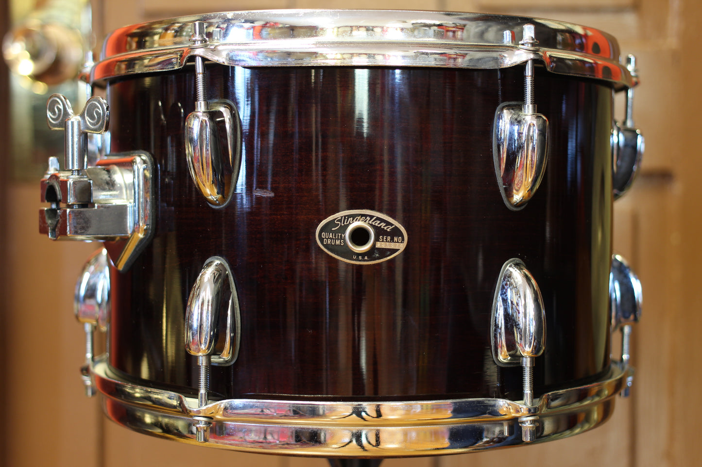 1990's Slingerland Artist Custom in Mahogany 14x20 14x14 5.5x14 8x12 8x10