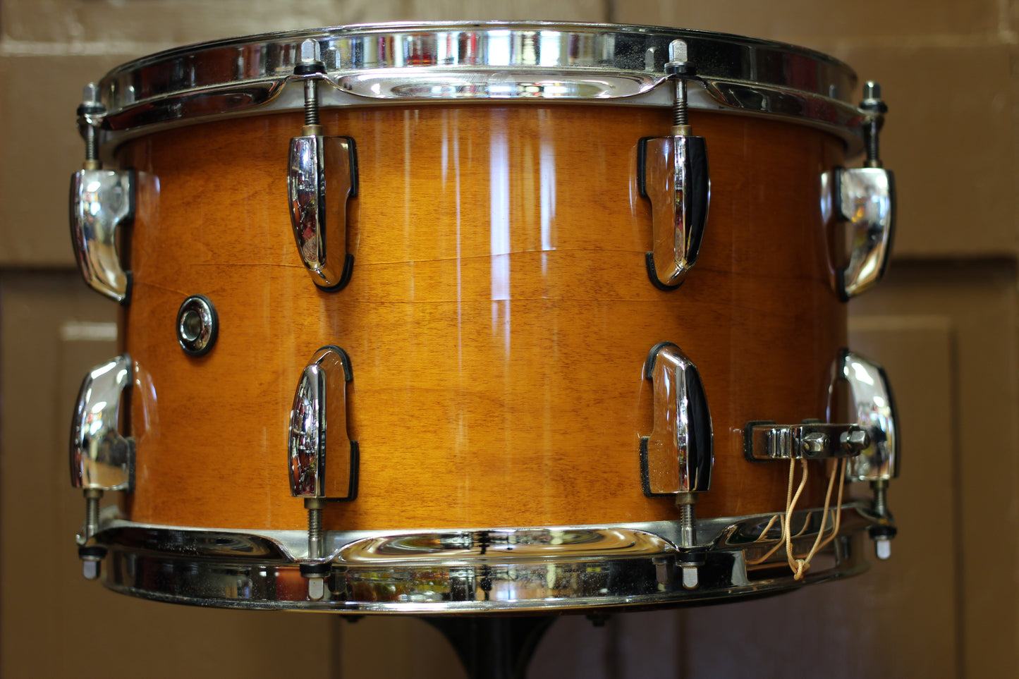 Used - Pearl Maple Shell 7"x12" Soprano Snare in Liquid Amber