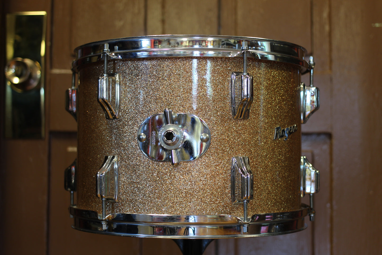 1960's Rogers Buddy Rich Celebrity Outfit in Champagne Sparkle 14x22 16x16 9x13