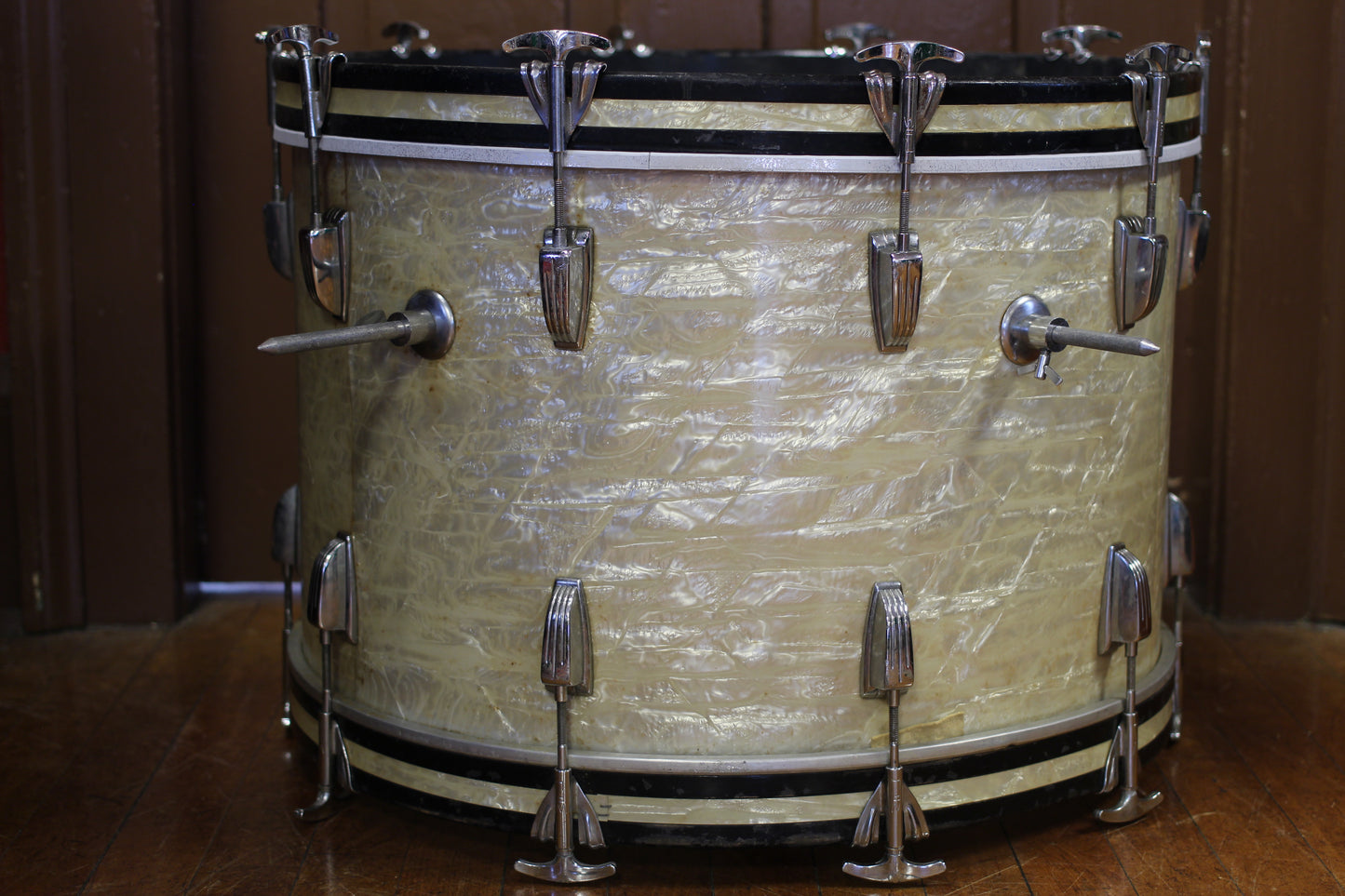 1950's WFL Super Classic in White Marine Pearl 14x22 16x16 9x13