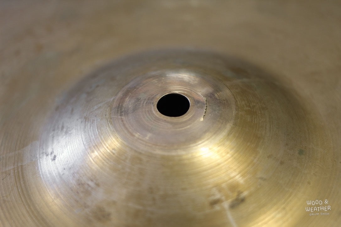1930s A. Zildjian 14" "First Stamp" Hi-Hat Cymbals 575/655g