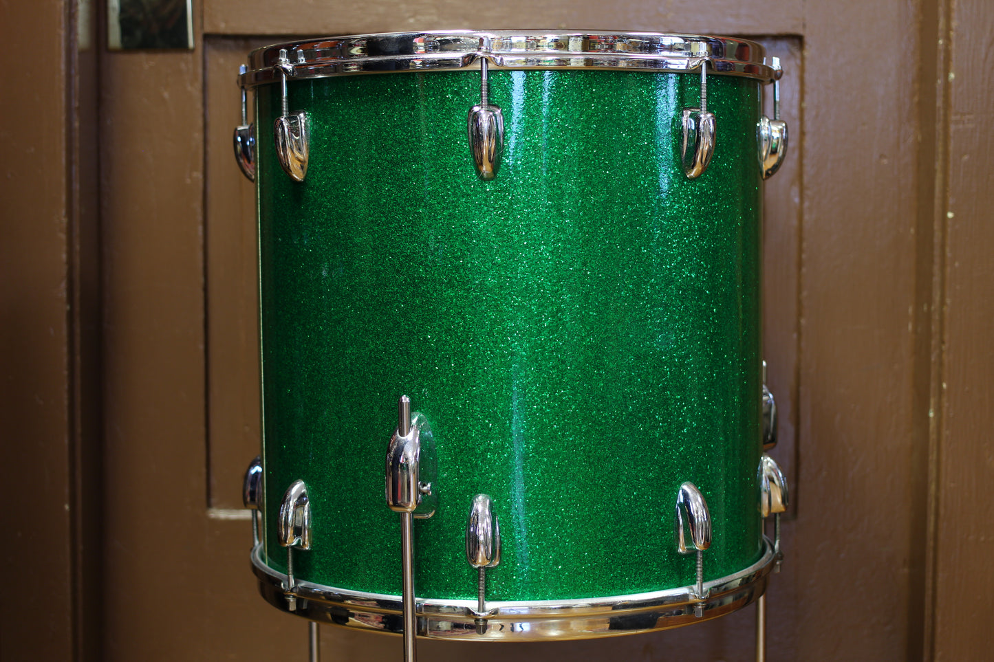 1960's Slingerland 'Gene Krupa Deluxe' in Sparkling Green Pearl 14x20 16x16 9x13